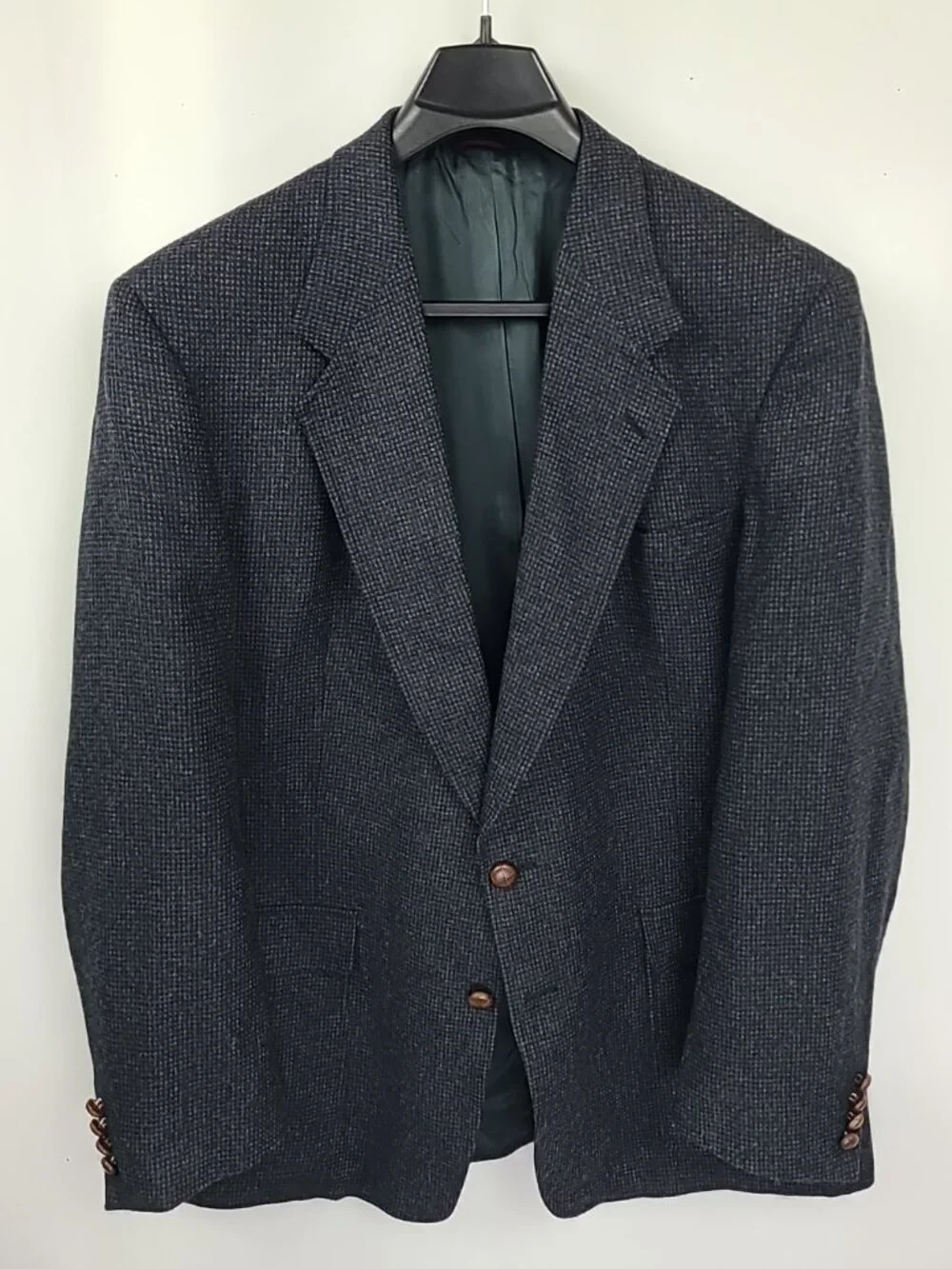 Hart Schaffner & Marx 46L Virgin Wool 2 Button Sport Coat Blazer